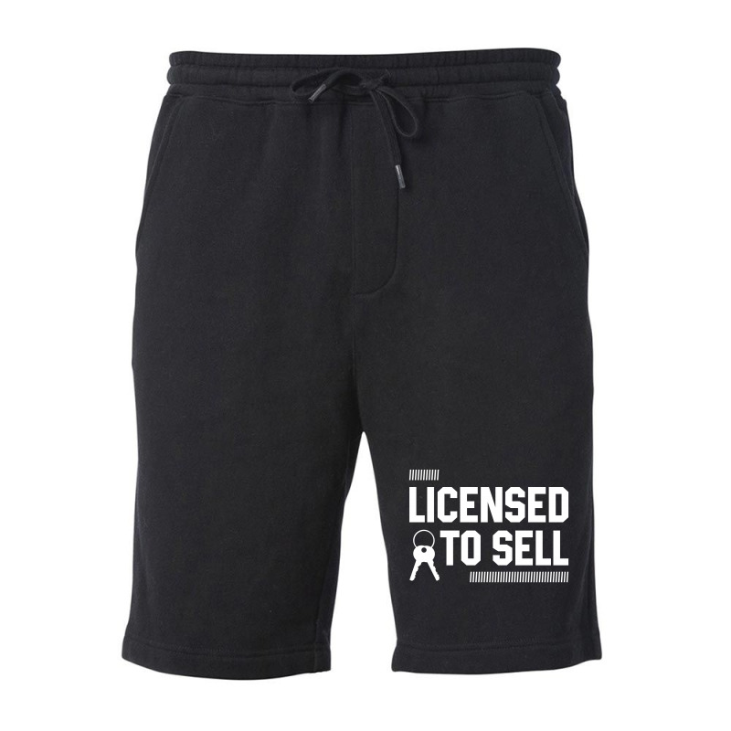 Licensed To Sell - Jobs Gift Occupation Fleece Short by Diogo Calheiros | Artistshot