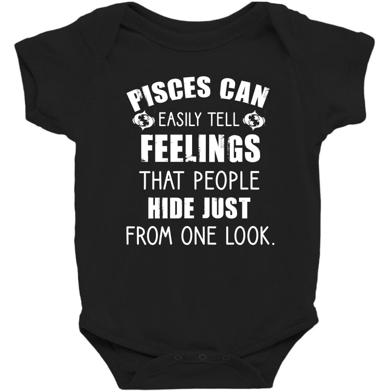 Pisces Can Easily Tell Feelings That People Hide Just From One Look Baby Bodysuit by Cypryanus | Artistshot