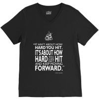 How Hard You Hit V-neck Tee | Artistshot