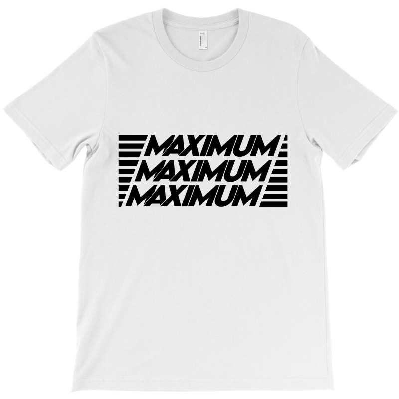 Maximum Stripes (black) T-Shirt by wahidin77 | Artistshot