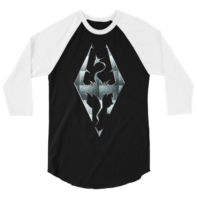 Skyrim 3/4 Sleeve Shirt Designed By Rardesign