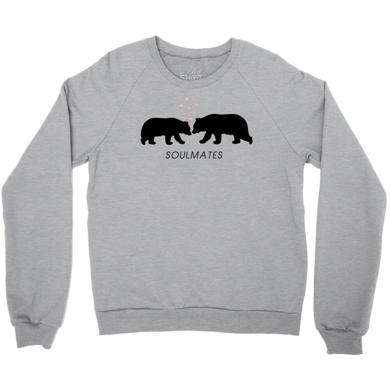 Bear Couple Soulmates Crewneck Sweatshirt | Artistshot