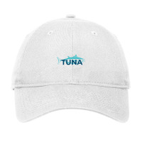 Line Art Blue Tuna Illustration Adjustable Cap | Artistshot