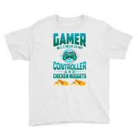 Gamer  For Kids Adults Video Games Chicken Nuggets Youth Tee | Artistshot