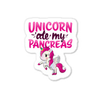 Unicorn Lover Pony T1d Type 1 Diabetes Kids Pink Wings12 Unicorns Sticker | Artistshot