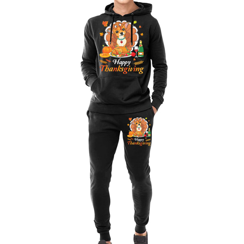 Chihuahua Happy Thanksgiving Christmas T  Shirt Chihuahua Turkey Costu Hoodie & Jogger Set | Artistshot