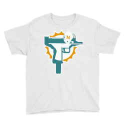 Youth Aqua Miami Dolphins Logo T-Shirt