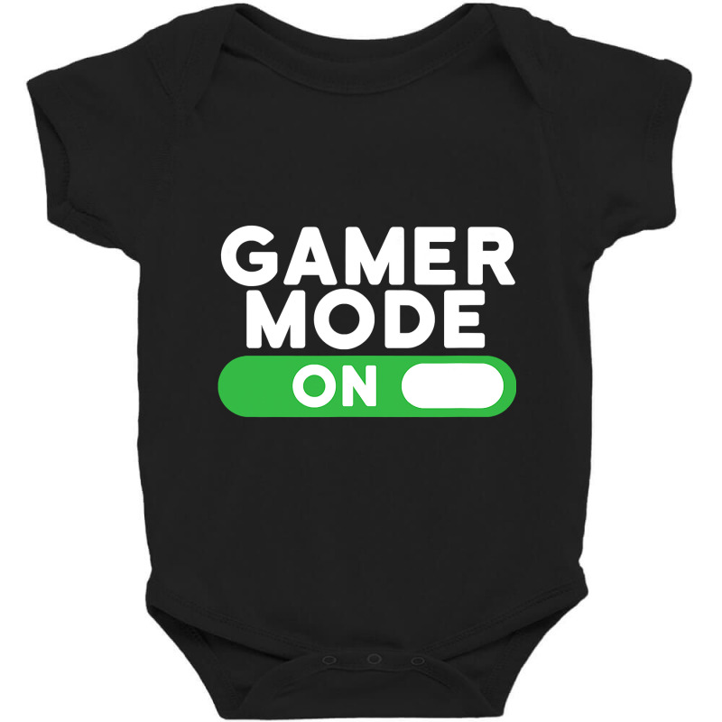 Gamer Mode On Funny Novelty Gaming Video Games T Baby Bodysuit by thutrang92 | Artistshot