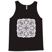 White Chalk Anemones On Blue 92315354 Tank Top | Artistshot