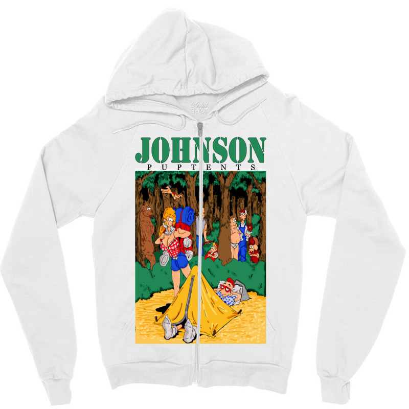 Johnson Cartoon Zipper Hoodie by zig street | Artistshot