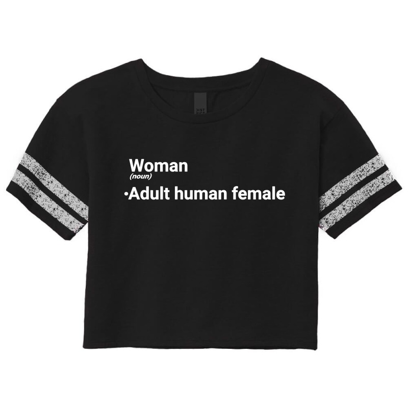 Dictionary Definition Of Woman Scorecard Crop Tee by FeelGood Tees | Artistshot