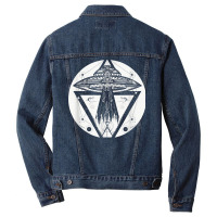 Extraterrestrial Life Aliens Spaceship External Sci Fi Gift T Shirt Men Denim Jacket | Artistshot