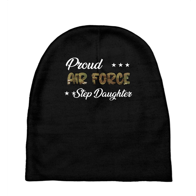 Ocp Bold Proud Air Force Step Daughter T Shirt Baby Beanies | Artistshot