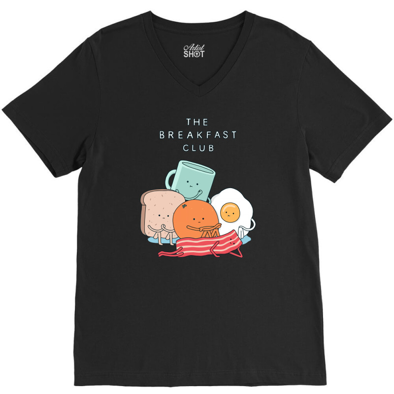 Breakfast V-neck Tee | Artistshot