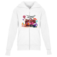 Vacation Time! Youth Zipper Hoodie | Artistshot