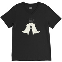 Dino Hug V-neck Tee | Artistshot