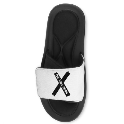 Deestroying Ten Toes Down Ttd Merch Slide Sandal Designed By Just4you