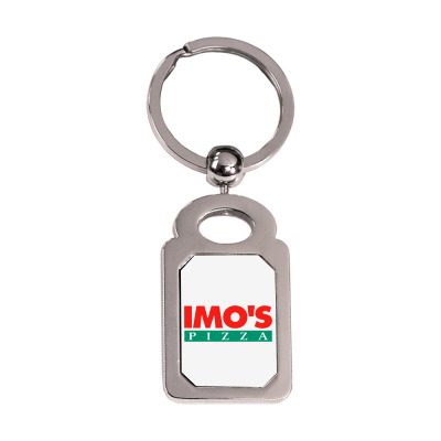 Imo’s Pizza 2020 Silver Rectangle Keychain Designed By Sephia