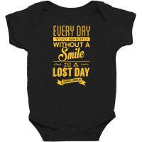 Lost Day Without A Smile Women's T Shirt Baby Bodysuit | Artistshot