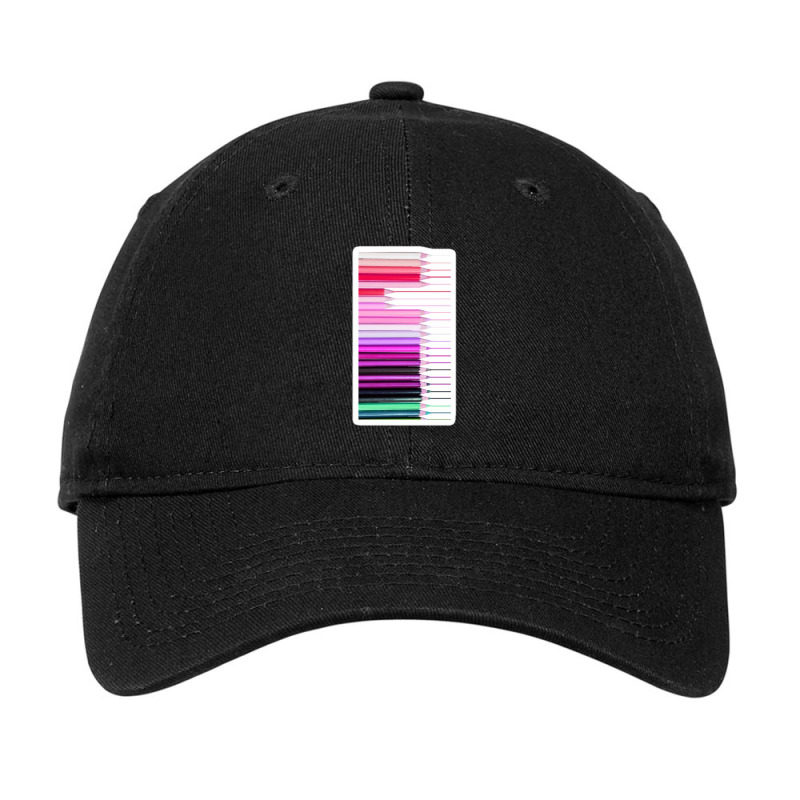 Elegant Pink White And Black Modern Geometric 17464414 Adjustable Cap by Sri66 | Artistshot