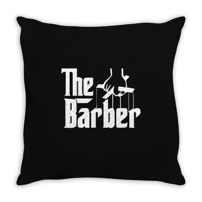 The Barber Throw Pillow Designed By Mdk Art