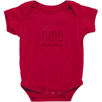 Nine Months Baby Bodysuit | Artistshot