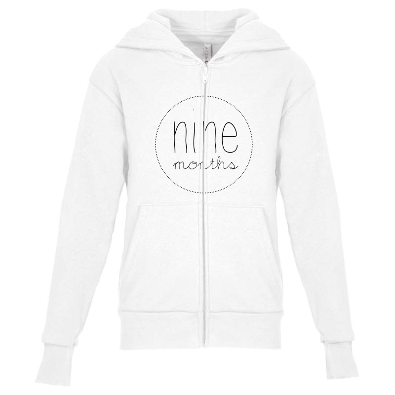 Nine Months Youth Zipper Hoodie by Chiks | Artistshot