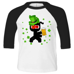 shamrock ninja st patricks day gift funny tees t shirt Toddler 3/4 Sleeve Tee | Artistshot