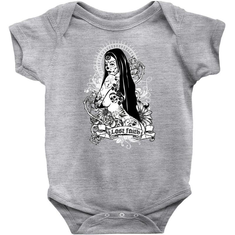 Lost Faith Baby Bodysuit by Kahvel | Artistshot