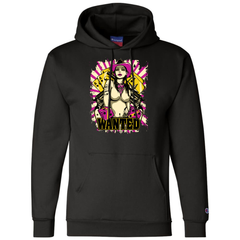 Wanted Champion Hoodie | Artistshot