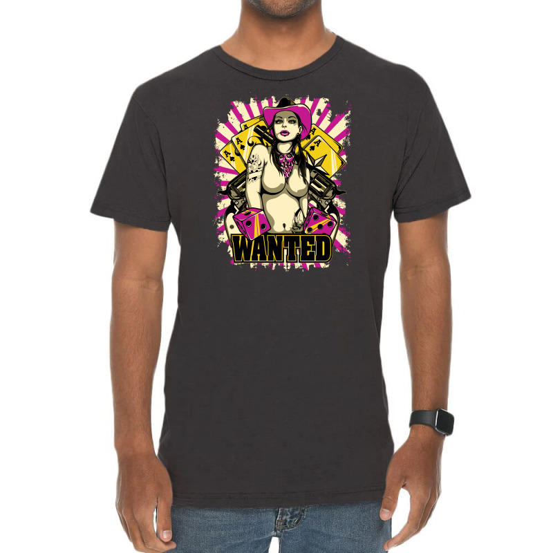 Wanted Vintage T-shirt | Artistshot