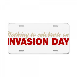 invasion day meme License Plate | Artistshot