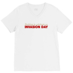 invasion day meme V-Neck Tee | Artistshot
