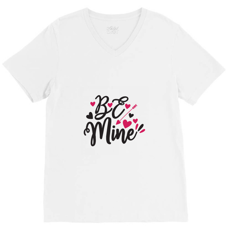 Be Mine V-Neck Tee by Kahvel | Artistshot