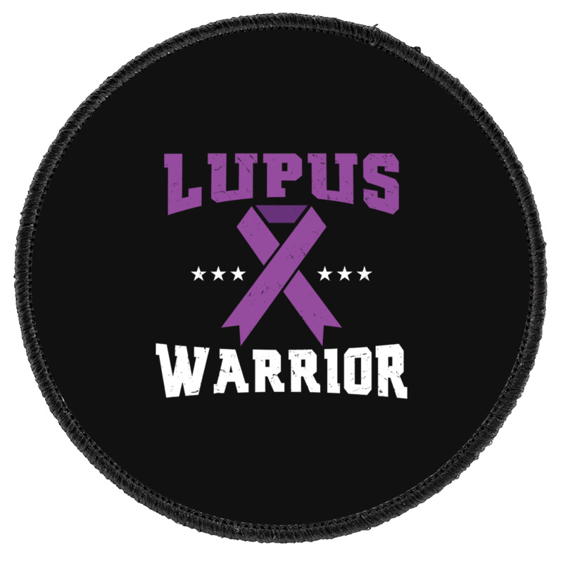 Lupus Warrior In Lupus Awareness Round Patch. By Artistshot