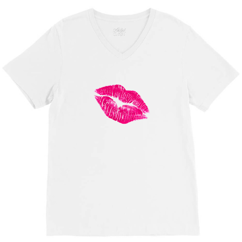 Kiss V-neck Tee | Artistshot