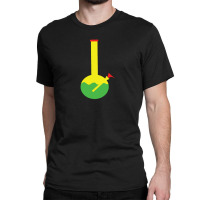 Rasta Bong Water Pipe Slide Insert Stem Filtered Classic T-shirt | Artistshot