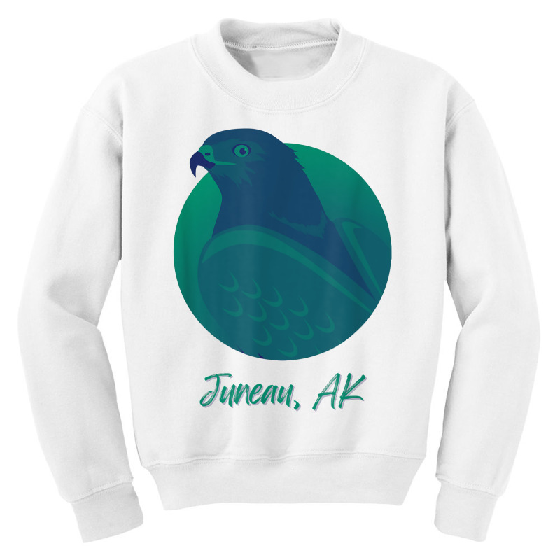 Juneau Ak Osprey Sea Green Raptor Ocean Bird T Shirt Youth Sweatshirt by MoczoTenleigh | Artistshot