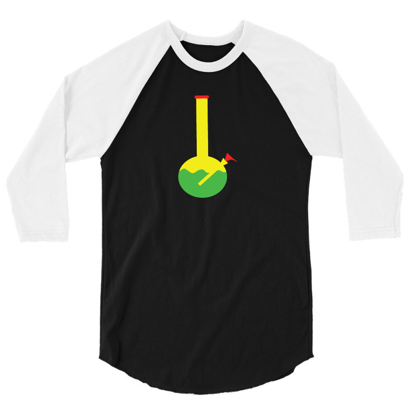 Rasta Bong Water Pipe Slide Insert Stem Filtered 3/4 Sleeve Shirt | Artistshot