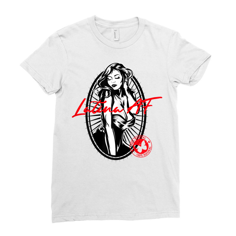 Womens Latina Af Girl T Shirt Ladies Fitted T-Shirt by SchonbergerKamile | Artistshot