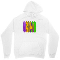 Mardi Gras Brushstrokes Unisex Hoodie | Artistshot