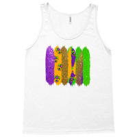 Mardi Gras Brushstrokes Tank Top | Artistshot