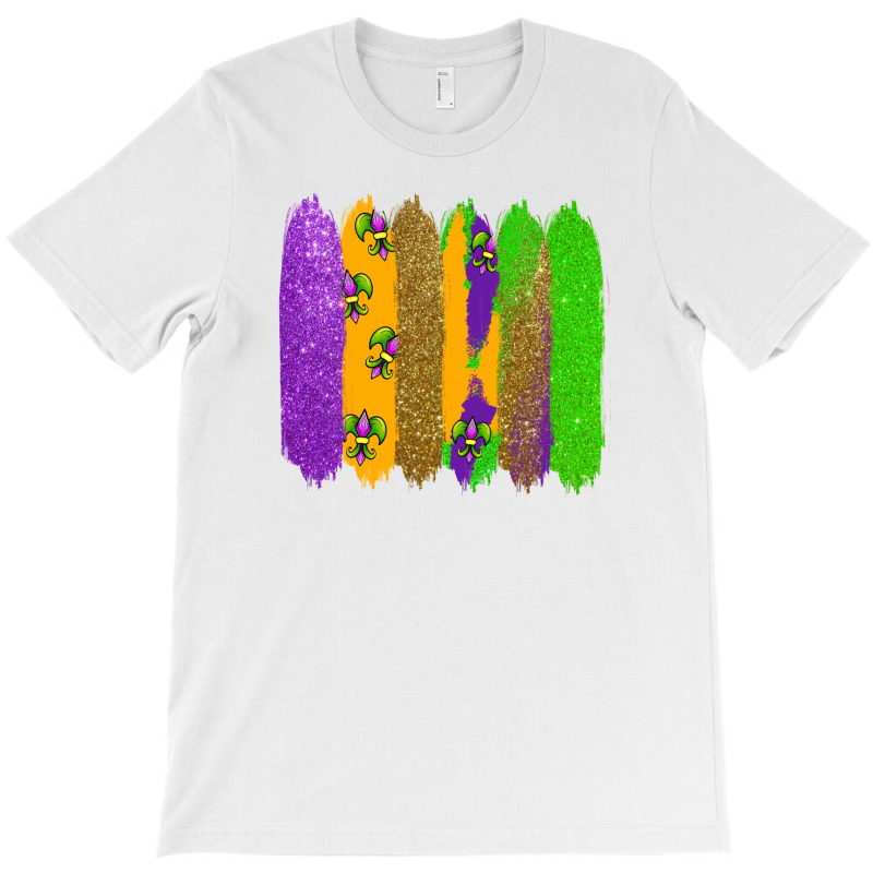 Mardi Gras Brushstrokes T-shirt | Artistshot