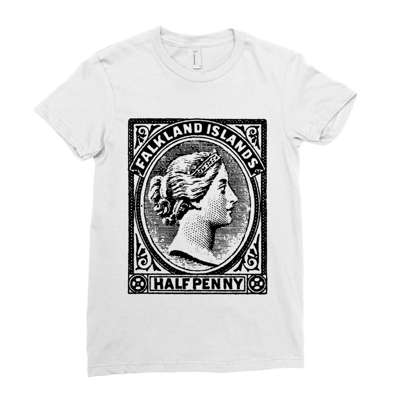 Vintage Falkland Islands Ladies Fitted T-Shirt by Menelz | Artistshot