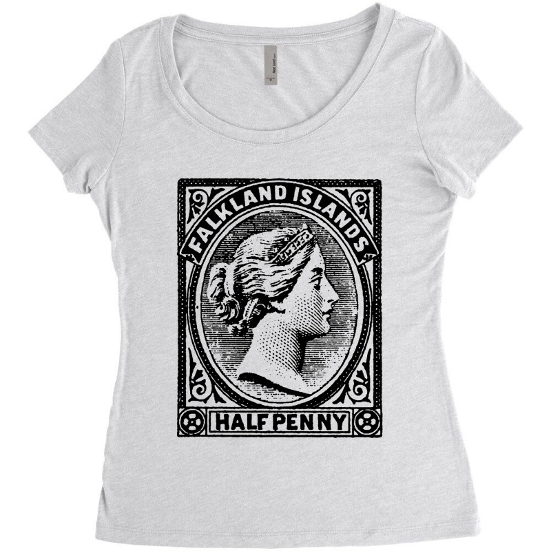 Vintage Falkland Islands Women's Triblend Scoop T-shirt by Menelz | Artistshot