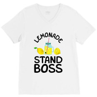 Lemonade Stand Boss Lemon Juice Gift V-neck Tee | Artistshot