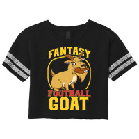 Football Funny Fantasy Football Goat Champion Men Women 29 Scorecard Crop Tee | Artistshot