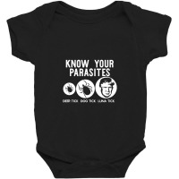 Know Your Parasites Anti Trump Resist Funny Gift Baby Bodysuit | Artistshot