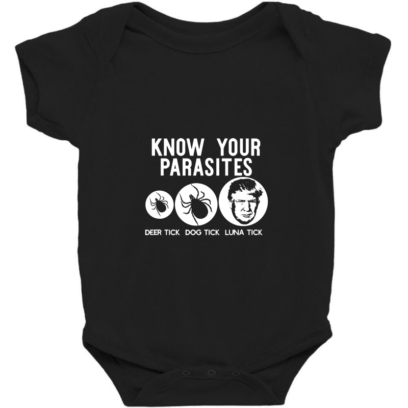 Know Your Parasites Anti Trump Resist Funny Gift Baby Bodysuit by suvukana | Artistshot