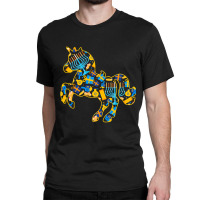 Unicorn Lover Pony Hanukkah Unicorn Shape Menorah Collection Jewish Un Classic T-shirt | Artistshot